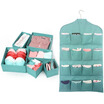 Green Wei tasteless underwear storage box door wardrobe storage bag drawer separate sorting box washable 7 sets of blue