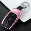 Huashi Mercedes-Benz key case Mercedes-Benz c200l glk e300le200l C-class new E-class S-class glc200 key case buckle set car accessories A elegant powder