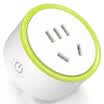 Control Mini k smart mini socket row of WIFI timing delay smart home remote APP remote control switch protection white new national standard