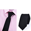 Yuzhao Lin YUZHAOLIN men&39s solid color tie groom married leisure narrow tie Korean version gift box Chinese red