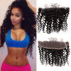 13x4 Virgin Curly Lace Frontal Closure From Ear To Ear Malaysian Deep Wave Full Frontal Lace Closure