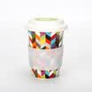 Lock & lock Creative ceramic cup French Bull simple couple cups 370ML raw as summer flower mugs with cappuccino cup FBT003
