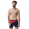Schiesser mens underwear boxer pants Shumei cotton breathable waist pure color 2 pieces E513637T sapphire blue orange 7821 M