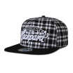 LACKPARD hip-hop cap of the Korean version of the women general hat simple leisure lattice baseball cap