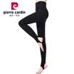 Pierre Cardin warm pants women plus cashmere 1200D beauty hip long legs V crotch times heat satisfied fast hot velvet seaweed velvet double knee cold warm step on the leggings 1 set with black uniform