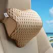 Kln LING KING ETING car headrest neck pillow space memory cotton car pillow with a single Y4 four seasons headrest black