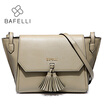 BAFELLI fashion tassel split leather women shoulder crossbody bag zipper & hasp trapeze bolsa feminina red women messenger bags
