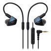 Audio-technica ATH-LS400iS Four-unit Mobile In-ear Headphones Blue Moving Iron Headphones HIFI Headphones