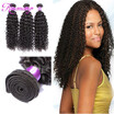 Peruvian Curly Wave Virgin Hair 3 Bundles Unprocessed Human Hair Weave Extensions Natural Color