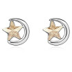 Austrian Crystal Jewelry Moon Star Earrings For Women Korea Trendy Accessories Stud Earrings Anniversary Gift 14504