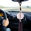 Molong new safety buckle car pendant car pendant gift jade car hanging car rearview mirror car pendant peony
