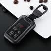 Di Galen 17 new Volvo S60 special metal key shell Volvo xc60 s80L V60 V40 car key case leather keychain platinum gray
