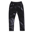 Baby Kids Girls Black Stretchy Faux Leather Skinny Pants Leggings Trousers NEW