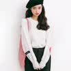 City plus CITYPLUS 2017 autumn&winter new women&39s fashion long-sleeved jacket loose sweater sweater sweater CWYC179362 white all