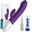 EROCOME Privilege Set Jujiao Heating Vibrating Stick 1 Imported Human Body Lubricant 50ml 1 Disinfectant Spray 30ml 1 Female Masturbation Adult Pleasure Supplies