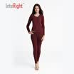 INTERIGHT Qiu Qiu Qiu Qiu new modal round necklace underwear set wine red L