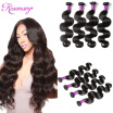 Indian Hair Body Wave 4 Bundles Natural Color Human Hair Weft