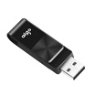 aigo U266 360 ° Rotary Protection flash Disk 8G CD Flake Anti-slip Design Black