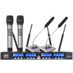 Kay float frog KFW U4600D wireless microphone one drag four microphone FM U segment Mai 2 Conference 2 handheld training speaker KTV home microphone