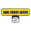 Huashi Auto Accessories Luminous Stop Signs Mobile Phones Cars Temporary Parking Cards Phone Numbers Message Parking Car Cards Modified Special Car Accessories Luminous Blue