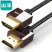 Shanze SAMZHE ultra-fine gold-plated luxury version 20 HDMI digital high-definition line 15 m support ultra-clear 2k 4k resolution 3D function SM-615