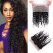 Malaysian Lace Frontal Deep Curly Malaysian Deep Wave 360 Frontal Closure Virgin Malaysian Deep Curly Hair
