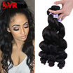 4 PCS Peruvian Loose Wave Bundles Peruvian Virgin Hair Loose Wave 100 Human Hair Bundles Natural Color Free Shipping