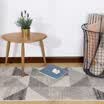 Best Bai Nordic fashion minimalist geometric triangle stitching coffee table carpet living room carpet blanket Deer color cube JB-M-03-01 60CM 110CM