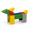 MI MI rabbit children&39s magnetic building blocks toy building blocks assembled toys
