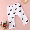 1pcs Baby Kids Girls Boys Cute Whale Printed 100 Cotton Pants Trousers Leggings
