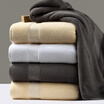 Kang Xin Shimao Hilton authorized the same paragraph five-star hotel bath towel cotton soft absorbent gentleman gray 150100cm
