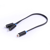 Prolink PB116-0030 Double Lotus Head To Single Lotus Head Female Acoustic Video Extension Cable DVDBlu-raySTB TV Cable