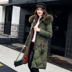 New autumn&winter cotton clothing women long sleeves coat ladies cotton clothing women down jacket