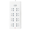 Qingfeng kyfen QF-J08 eight holes with children&39s protection door master control switch socket platoon plug strip line drag the new national standard white length of 3 meters
