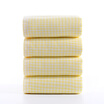 Sunvim towel A class non-fluorescent 32S 2 super soft yarn combed cotton colorful time towel single small towel yellow 34 35cm 47g Article