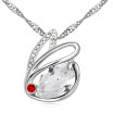 Austrian Crystal Pendant Rabbit Necklace For Women Fashion Jewelry Anniversary Gift Female High Quality Bijoux 12865