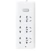 Qingfeng kyfen QF-J06 six holes with children&39s protection door master control switch socket platoon plug strip line drag the new national standard white full length 18 meters