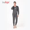 Insulation underwear male plus velvet thickening jacquard thermal underwear