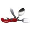 Forgestar Family Outdoor Picnic Camping Knives Fork Spoon Removable Multi-function Four-cutlery Portable picnic Folding travel fruit knife combination