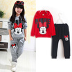 2pcs Baby Girls Kids Minnie Mouse Clothes CoatPants Oufits Sweatsuit 2-7Y Sport