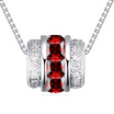 High Quality CZ Crystals Necklace Pendants Fashion Brand Jewelry For Women Cubic Zirconia Beads Necklace Gift 21630