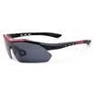 Tillis Polarized Fishing Glasses Men Watch Bleach HD Night Vision Outdoors Clear Fishing Myopia Sunglasses LY-302B Bright Black Frame Send 5 Pay Lens Set