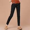 City plus CITYPLUS 2017 winter new art women&39s clothing wild loose leisure halton pants plus velvet thickening jeans CWKN179556 black XL
