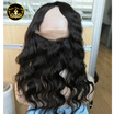 360 Lace Frontal Closure Body Wave Hair Peruvian Virgin Human Hair Pre Plucked 360 Lace Frontal With Baby Hair