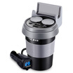 HSC-500D Car Charger Car Charger Cigarette Lighter Black Gray Dual USB Switch Car Charger Phone Holder Cup Charger
