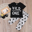 Cute Baby Boys Kids Children Toddler T-Shirt Top Trousers Casual Outfits Clothes