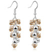 Austrian Crystal Long Drop Earings Fashion Jewelry For Women Gift Bride Wedding Accessories 7897