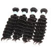 Brazilian Human Hair Extentions Double Wefts Malaysian Human Hair Deep Wave 4 Pc Cheap Natural Wavy Deep Wave Hair Weave