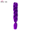 Ishow 24inch Synthetic Braiding Hair Pure Color HighTemperature KanekalonJumbo Braid Hair Extensions Crochet Yaki Texture 1pc100g