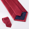 Yuzhao Lin YUZHAOLIN men&39s solid color tie groom married leisure narrow tie Korean version gift box Chinese red
